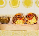 Cheesesteak Breakfast Burrito