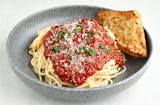 2 For 1 Spaghetti Marinara -  W/ Garlic Bread & Dinner Salads