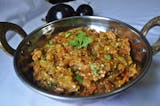 Baingan Bharta Eggplant