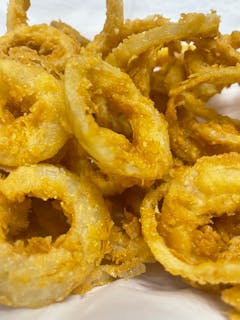 Fresh beer battered Onion Rings