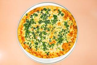 White Pizza with Spinach