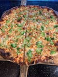 Alfredo Chicken Broccoli Pizza