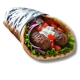 Kebab Hummus Gyro Sandwich