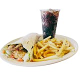 #01 Creamy Garlic Chicken Kebab Wrap