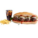 #10 7" Meatball Parmigiana