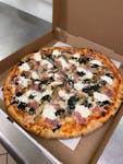 Eggplant Florentine Pizza