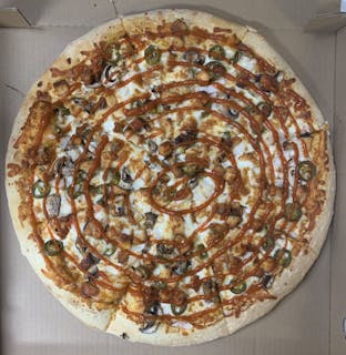 Chili Chicken Pizza