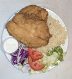 Tilapia Fish over Rice