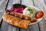 Lamb Shish Kebab Plate