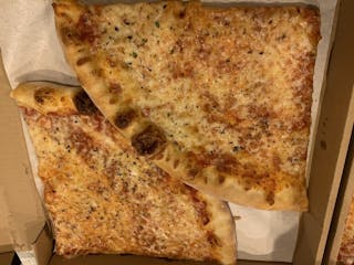 Four Cheese Pizza Slices & Soda