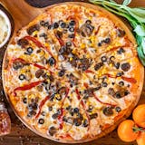 Gluten Free Nonna's Garden-Veggie Pizza