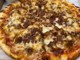 Hot Honey BBQ Bacon Pizza