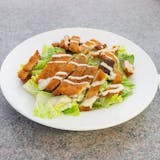 Caesar Salad with Chicken Cutlet