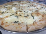 Four Cheeses New York White Pizza