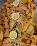 Chicken Vesuvio PER PERSON