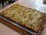 Spinach Artichoke Grandma  Pizza