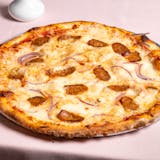 Sausage Pizza with Onions