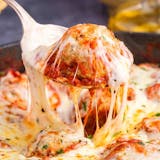 Homemade Meatballs with Real Mozzarella