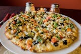 Creamy Garlic Chicken Pizza