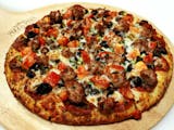 Creamy Garlic Combination Pizza