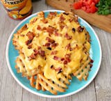 Bacon Cheesy Waffle Fries