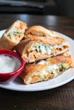 Buffalo Chicken Finger Calzone