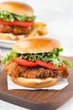 Crispy chicken sandwich