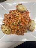 Pasta, Garlic Bread with Cheese Wednesday Special