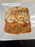 Eggplant Parmesan with Pasta