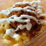 BBQ Pulled Porkless Mac & Cheese