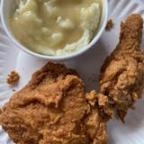#3 Two Piece White Chicken & 8 oz. Side Combo