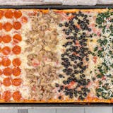 Sicilian Pizza with Toppings