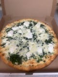 Spinach, Ricotta, Garlic & Cheese Pizza