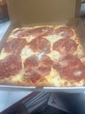 Upside down Sicilian pizza