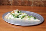 White & Broccoli Pizza Slice