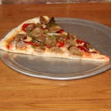 Sausage & Roasted Peppers Pizza Slice