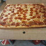 Thin Crust Pizza with One Topping