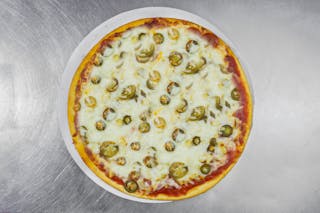 One Topping Thin Crust Pizza