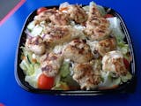 Buffalo Chicken Kabob Salad