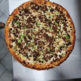 Halal Seekh Kebab Pizza