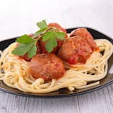 Spaghetti & Large Meatball