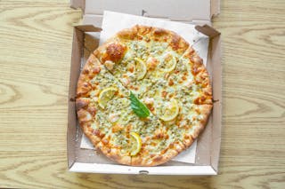 White Seafood Combo Pizza