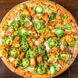 24) Chili Achari Chicken Pizza