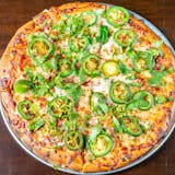 11) Smokky Achari Flavour Pizza