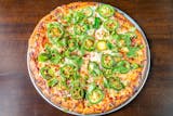 9) Smokky Achari Flavour Pizza