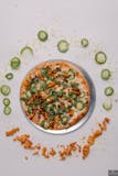24) Cilantro Flavour Chicken Pizza