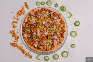 19) Flavoursome Chicken Tikka Pizza