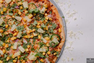 14) Masala Chat Pizza