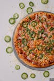 9) Smokky Achari Flavour Pizza