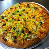 Chicken Mexican pizza